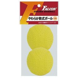 やわらか軟式ボール LB-200 超ソフトタイプ イエロー 2球入り [野球 ボール]