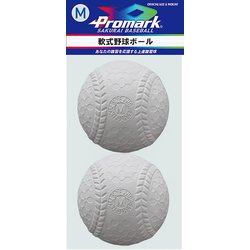 一般・中学生用 軟式練習球 LB-300M M号 2球入 [野球 ボール]