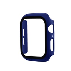AW-GLPC40-NV [Apple Watch 液晶ガラス付き PCカバー 40mm ネイビー]