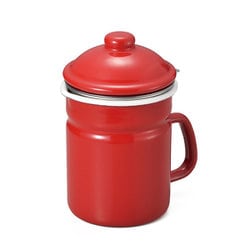 ピア・コローレ 活性炭カートリッジ付オイルポット 0.7L レッド PCL-06R