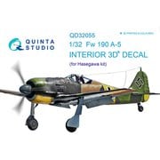 QNTD32055 1/32 Fw190A-5 内装3Dデカール （ハセガワ用） [プラモデル用品]