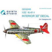 QNTD32066 1/32 キ61-I 飛燕 内装3Dデカール （ハセガワ用） [プラモデル用品]