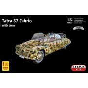 AHK72927 1/72 ミリタリーシリーズ タトラ T87 カブリオw/フィギュア [組立式プラスチックモデル]