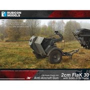 RB0109 1/56 ミリタリーシリーズ 2cm FlaK 30対空砲 w/Sd.Ah 51/52トレーラー＆クルー [組立式プラスチックモデル]