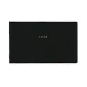 isshoni. ノート デスク 横罫 PC13インチ対応 ブラック R1719