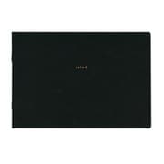isshoni. ノート デスク 横罫 PC15インチ対応 ブラック R1723