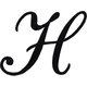 IMBK/H [イニシャルモチーフワッペン クロ H]