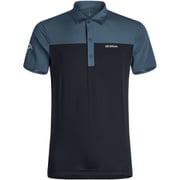 MTPN42X MASTER POLO 9086 Sサイズ [ゴルフ シャツ メンズ MASTER POLO（マスター ポロ） Sサイズ ブラック/スティールブルー]