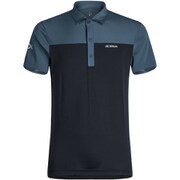 MTPN42X MASTER POLO 9086 Mサイズ [ゴルフ シャツ メンズ MASTER POLO（マスター ポロ） Mサイズ ブラック/スティールブルー]