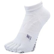 スパイダーアーチショート5toe 10609 ホワイト 15 SSサイズ (21-23cm) [ランニングウェア ソックス ユニセックス]