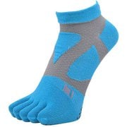 スパイダーアーチショート5toe 10609 ターコイズ 416 Lサイズ (27-29cm) [ランニングウェア ソックス ユニセックス]