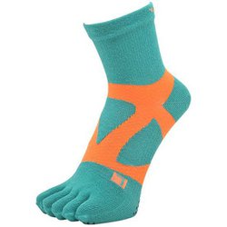 スパイダーアーチミドル5toe 10610 グリーン 311 SSサイズ (21-23cm) [ランニングウェア ソックス ユニセックス]