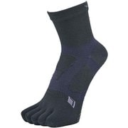 スパイダーアーチミドル5toe 10610 ブラック 813 SSサイズ (21-23cm) [ランニングウェア ソックス ユニセックス]