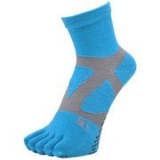 スパイダーアーチミドル5toe 10610 ターコイズ 416 Mサイズ (25-27cm) [ランニングウェア ソックス ユニセックス]