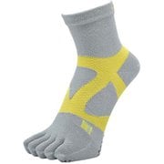 スパイダーアーチミドル5toe 10610 グレー 817 Lサイズ (27-29cm) [ランニングウェア ソックス ユニセックス]