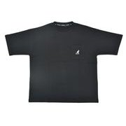 KANGOL バックプリントTシャツ メンズ ブラック LLサイズ C5131N N9 LL