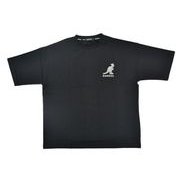 KANGOL サガラ刺繍Tシャツ メンズ ブラック LLサイズ C5132N N9 LL