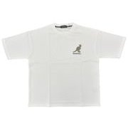 KANGOL サガラ刺繍Tシャツ メンズ オフホワイト LLサイズ C5132N 10 LL