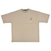 KANGOL サガラ刺繍Tシャツ メンズ ベージュ Mサイズ C5132N 14 M