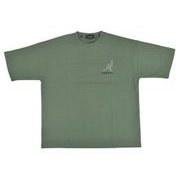 KANGOL サガラ刺繍Tシャツ メンズ オリーブ Lサイズ C5132N 51 L