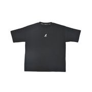 KANGOL 綿天竺ワンポイントTシャツ メンズ ブラック Lサイズ C5138N N9 L