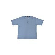 KANGOL 綿天竺ワンポイントTシャツ メンズ ブルー Lサイズ C5138N 65 L