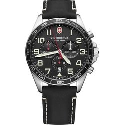 FieldForce Chrono（フィールドフォース クロノ） ブラック レザーストラップ 正規品 5年保証 241852