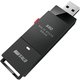 外付けSSD スティック型 SSD-SCTU3Aシリーズ 1TB USB 3.2（Gen2）対応 USB-A接続 Type-Cコネクタ付属 PC/TV録画向け ケーブルレス 耐衝撃 ブラック SSD-SCT1.0U3-BA