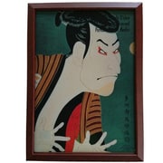 クリアファイル額 ブラウン