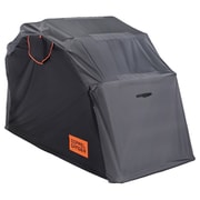 ストレージバイクシェルター2 自転車・バイク用 屋外簡易車庫 Mサイズ（W105×L（D）270×H156 cm） ブラック DCC374M-BK