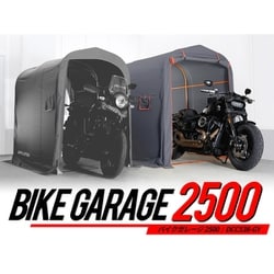 ヨドバシ.com - DOPPELGANGER ドッペルギャンガー DCC538-GY [バイクガレージ 奥行2500mm 屋外簡易車庫 大型バイク専用 ガレージ （W150×L（D）250×H185cm） グレー] 通販【全品無料配達】