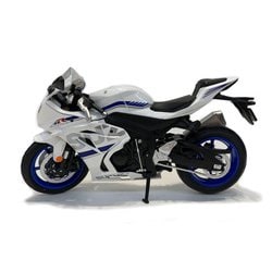 ダイキャストモーターサイクル 1/12 スズキ SUZUKI GSX-R1000 ホワイト [ダイキャストミニカー]