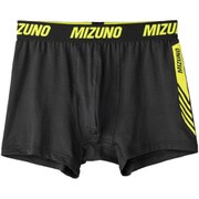 ミズノロゴプリントボクサーパンツ 前開きなし ブラック C2JB116809 LL