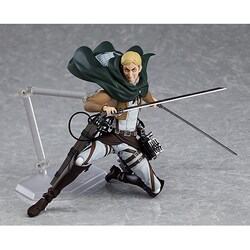 Max Factory - 進撃の巨人 エルヴィンスミスfigma 446 figma 446 Erwin Smith Attack On Titan Action Figure Non