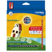 グルーヴスリム 24色セット(シャープナー付き) LY2821240