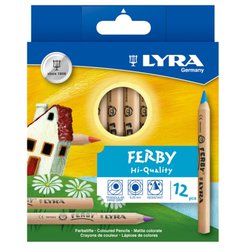 ファルビー 軸白木 12色セット LY3611120