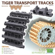 TR85010 1/35 WWII 独 ドイツタイガーI型重戦車 可動履帯 輸送用狭幅型セット [プラモデル用パーツ]