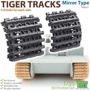 TR85011 1/35 WWII 独 ドイツタイガー重戦車 可動履帯 極初期左右対象型セット [プラモデル用パーツ]