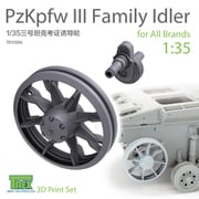 TR35006 1/35 III号戦車系用 誘導輪セット (各社III号戦車モデル対応) [プラモデル用パーツ]