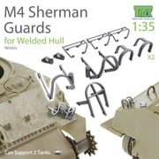 TR35022 1/35 M4シャーマン戦車ライト/スコープガードセット 溶接車体用 [プラモデル用パーツ]