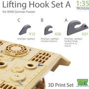 TR35026 1/35 WWII ドイツ用吊上げフックセット A [プラモデル用パーツ]