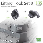 TR35027 1/35 WWII ドイツ用吊上げフックセット B [プラモデル用パーツ]