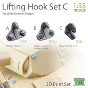 TR35028 1/35 WWII ドイツ用吊上げフックセット C [プラモデル用パーツ]