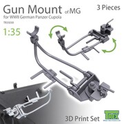 TR35030 1/35 WWII ドイツ キューポラマウント対空機銃架セット [プラモデル用パーツ]