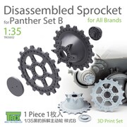 TR35032 1/35 パンター戦車用起動輪 整備分解再現セットB [プラモデル用パーツ]