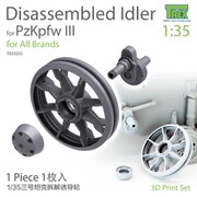 TR35035 1/35 III号戦車系車体用誘導輪 整備分解再現セット [プラモデル用パーツ]