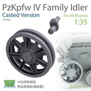 TR35038 1/35 IV号戦車系車体用誘導輪 鋳造型セット [プラモデル用パーツ]