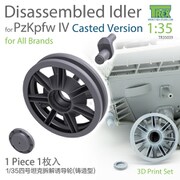 TR35039 1/35 IV号戦車用誘導輪 整備分解再現セット 鋳造型 [プラモデル用パーツ]