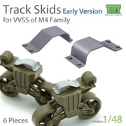 TR48004 1/48 M4戦車系VVSSサス用 履帯スキッド初期型セット [プラモデル用パーツ]