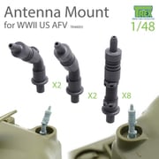 TR48005 1/48 WWIIアメリカ用 アンテナマウント基部セット [プラモデル用パーツ]